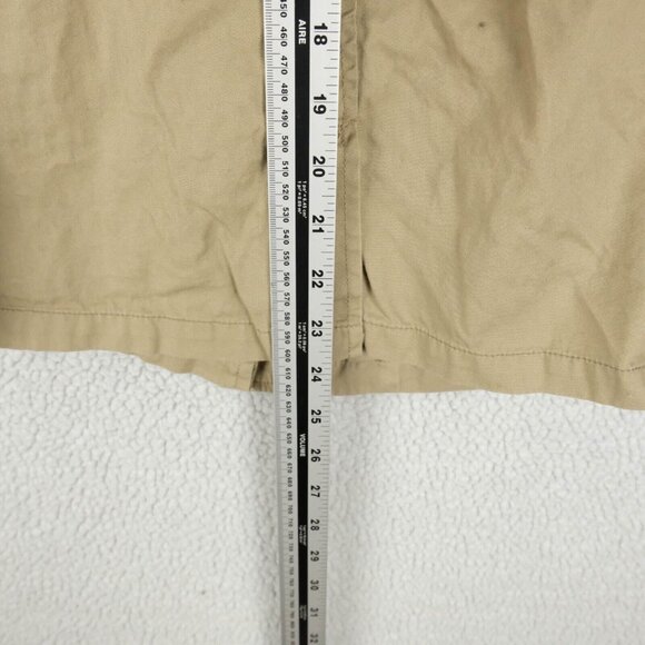 Vintage Vest Womens Small Beige Safari Pockets Full Zip Outdoor Lightweight Y2K - Picture 5 of 8